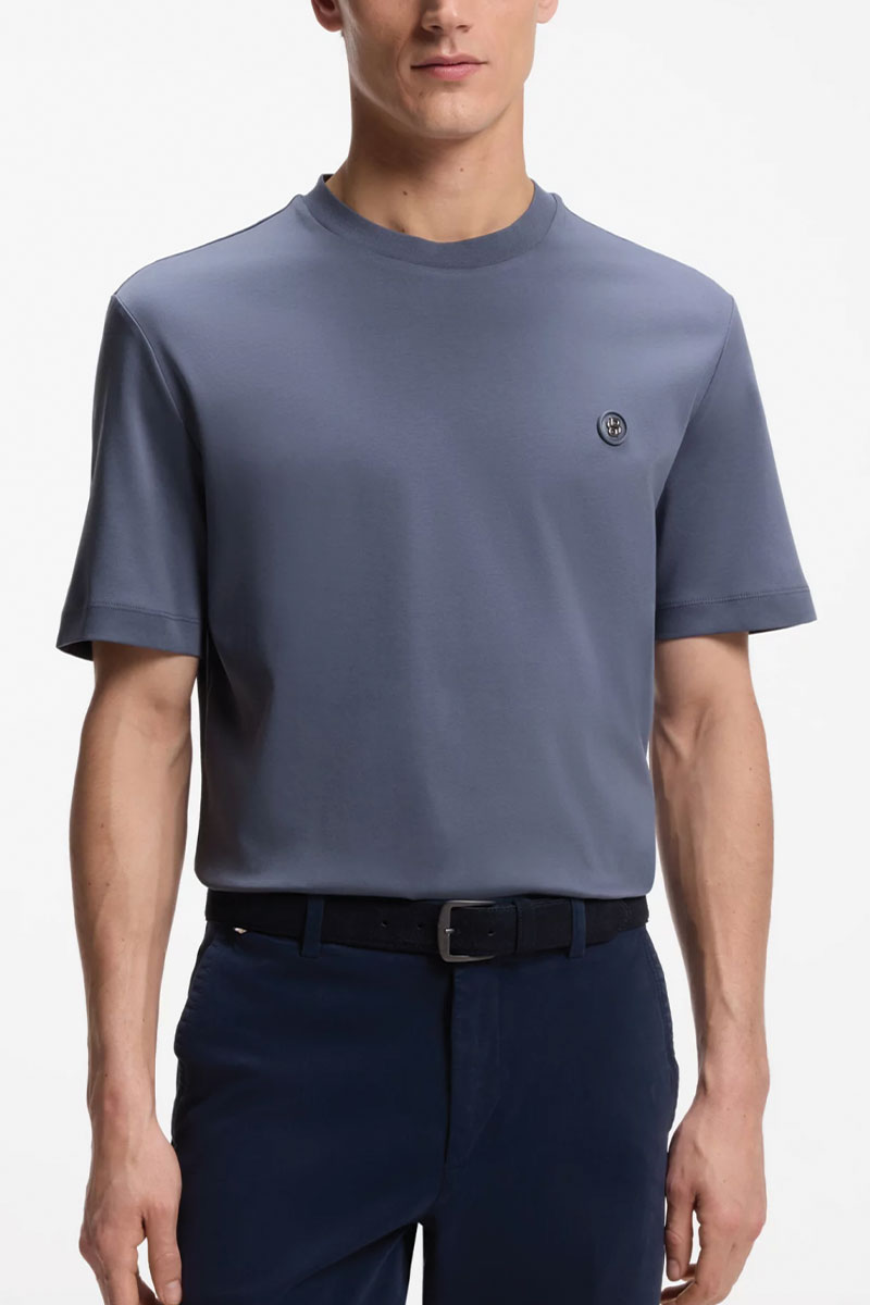 Hugo Boss T-shirt with Double-B monogram badge